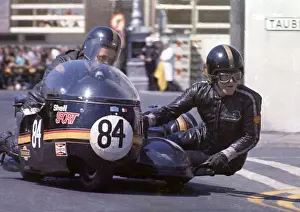 Roger Aldous & Peter Lucock (Triumph) 1973 500 Sidecar TT