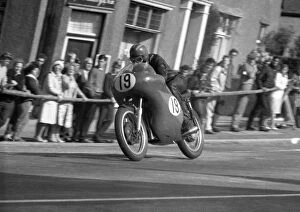 Images Dated 24th June 2020: Roger Bowring (RVB Triumph) 1963 Senior Manx Drand Prix