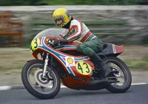 Images Dated 19th July 2021: Roger Cope (Yamaha) 1976 Senior Manx Grand Prix