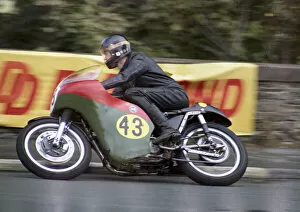 Images Dated 24th March 2021: Roger Haddock (Cowles Matchless) 1974 Senior Manx Grand Prix