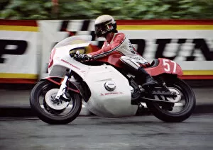 Images Dated 21st March 2021: Roger Leech (Honda) 1980 Formula One TT