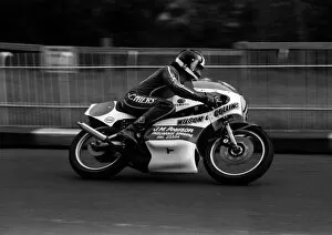 Images Dated 17th March 2019: Roger Luckman (Yamaha) 1980 Senior Manx Grand Prix
