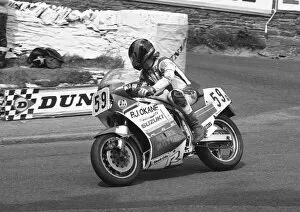 Dave Leach Gallery: Roger Marchant (Suzuki) 1986 Formula One TT