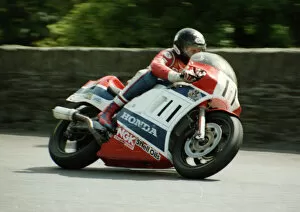 Images Dated 2nd September 2019: Roger Marshall (Honda) 1984 Formula One TT