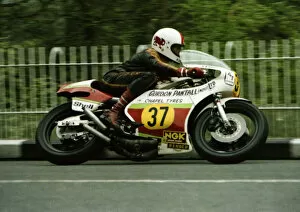 Images Dated 2nd April 2018: Roger Nicholls (Yamaha) 1979 Senior TT