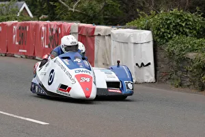 Images Dated 15th July 2022: Roger Stockton & Bradley Stockton (Suzuki LCR) Sidecar TT