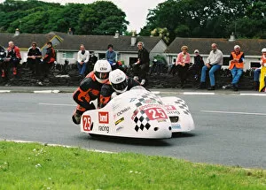 Images Dated 8th August 2018: Roger Stockton & Peter Alton (Shelbourne Yamaha) 2004 Sidecar TT