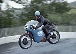 Images Dated 13th May 2021: Roger Stopford (BSA) 1967 Junior Manx Grand Prix