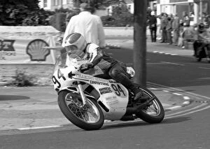 Images Dated 1st January 2020: Roger Wilson (Clucas Yamaha) 1977 Senior Manx Grand Prix