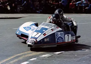 Rolf Steinhausen & George Willmann (FKN) 1981 Sidecar TT