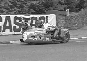 Images Dated 9th July 2021: Rolf Steinhausen & Karl Scheurer (Konig) 1974 750sc TT
