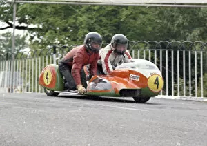 Images Dated 24th May 2022: Rolf Steinhausen & Karl Scheurer (Konig) 1974 750 Sidecar TT
