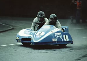 Images Dated 4th January 2019: Rolf Steinhausen & Kenny Arthur (Bartol) 1980 Sidecar TT