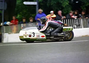 Images Dated 9th July 2021: Rolf Steinhausen & Wolfgang Kalauch (Konig) 1977 Sidecar TT