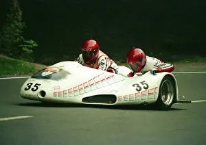Rolf Suess & Bruno Ulrich (Seymaz Junior Yamaha) 1987 Sidecar TT