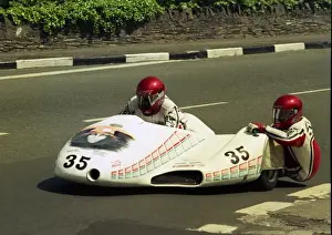 Rolf Suess & Bruno Ulrich (Seymaz Junior Yamaha) 1987 Sidecar TT