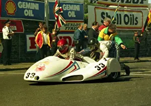 Rolf Suess & Karl Schuler (Seymaz Junior Yamaha) 1988 Sidecar TT
