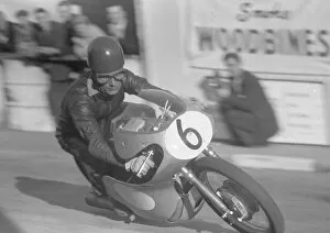 Images Dated 6th October 2021: Romolo Ferri (Ducati) 1958 Ultra Lightweight TT
