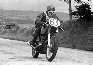 Ron Butler (AJS) 1954 Junior Manx Grand Prix