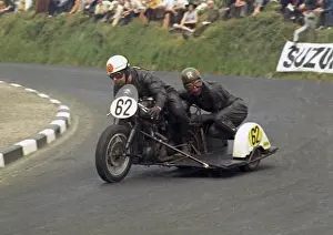 Ron Cave & R C Osborn (Triumph) 1970 750 Sidecar TT