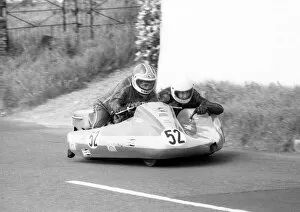 Images Dated 9th January 2020: Ron Coxon & Jeff Nixon (Kawasaki) 1981 Sidecar TT