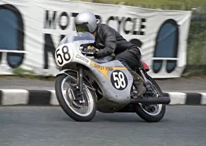 Images Dated 25th October 2020: Ron Hackett (Honda) 1970 Ultra Lightweight TT