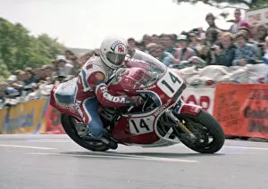 Images Dated 14th July 2022: Ron Haslam (Honda) 1982 Classic TT