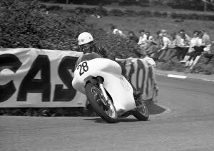 Images Dated 7th December 2015: Ron Langston (AJS) 1961 Junior TT