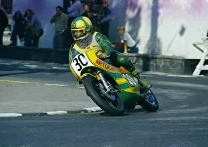 Images Dated 10th January 2019: Ron Rowlands (Artdeans Yamaha) 1975 Lightweight Manx Grand Prix