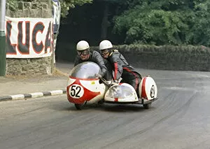 Images Dated 14th May 2019: Ron Smith & J Forrest (Triumph) 1970 500 Sidecar TT