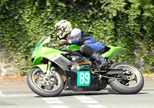 Ron Soar Prints: Ron Soar (Kawasaki) 2010 Ultra Lightweight Manx Grand Prix