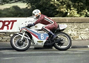 Images Dated 30th September 2018: Ronnie Russell (Yamaha) 1978 Junior Manx Grand Prix