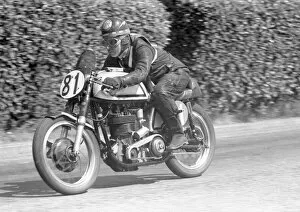 Images Dated 26th February 2022: Roy Capner (Norton) 1957 Senior TT