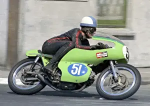 Roy Graham leaves Parliament Square: 1969 Junior TT