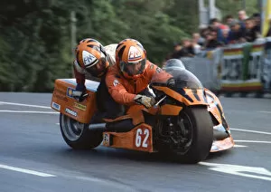 Roy Hanks & Alistair Frame (NRTH 350) 1989 Sidecar TT