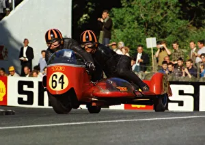 Roy Hanks Collection: Roy Hanks & Fred Holden (BSA) 1968 Sidecar TT