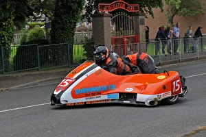 Roy Hanks Collection: Roy Hanks & Kevin Banks (Molyneux Rose TB) 2014 Sidecar TT
