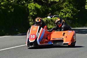 Roy Hanks Collection: Roy Hanks & Kevin Perry (Molyneux Rose TB) 2015 Sidecar TT