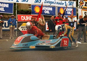 Roy Hanks Collection: Roy Hanks & Tom Hanks (NRTH 350) 1988 Sidecar TT