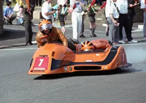 Tom Hanks Prints: Roy Hanks & Tom Hanks (NRTH Ireson) 1992 Sidecar TT