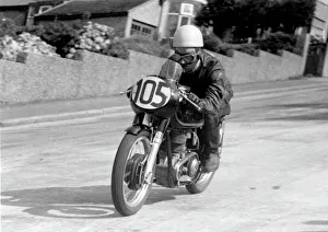 Images Dated 28th May 2018: Roy Mayhew (AJS) 1960 Junior Manx Grand Prix