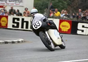 Images Dated 5th August 2020: Roy Nott (AJS) 1968 Junior Manx Grand Prix