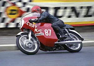 Images Dated 9th May 2021: Roy Simmons (Suzuki) 1973 Production TT