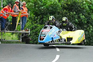 Images Dated 8th June 2018: Roy Tansley & Jason O Connor (MR Equipe 675 Triumph) 2018 Sidecar TT