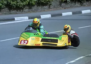 Roy Tansley & Stuart Coe (Ireson Honda) 1996 Sidecar TT