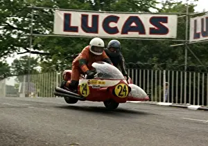 1974 750 Sidecar Tt Prints: Roy Woodhouse & D Houghton (Honda) 1974 750 Sidecar TT