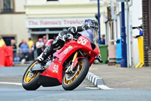 Images Dated 9th June 2021: Royce Rowe (Ducati) 2015 Newcomers Manx Grand Prix
