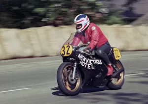 Images Dated 23rd July 2020: Russ Evans (Yamaha) 1987 Senior Manx Grand Prtix