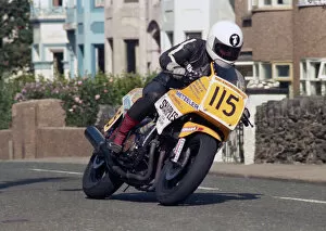 Images Dated 27th February 2020: Russ Jones (Yamaha) 1987 Senior Manx Grand Prix