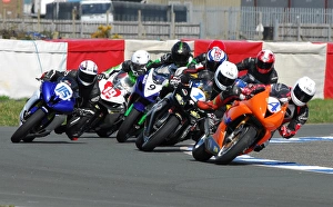 Images Dated 16th April 2016: Ryan Cringle; Suzuki; Marc Colvin; Kawasaki; David Quine; Yamaha; April; Jurby